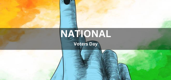 National Voters Day [राष्ट्रीय मतदाता दिवस]